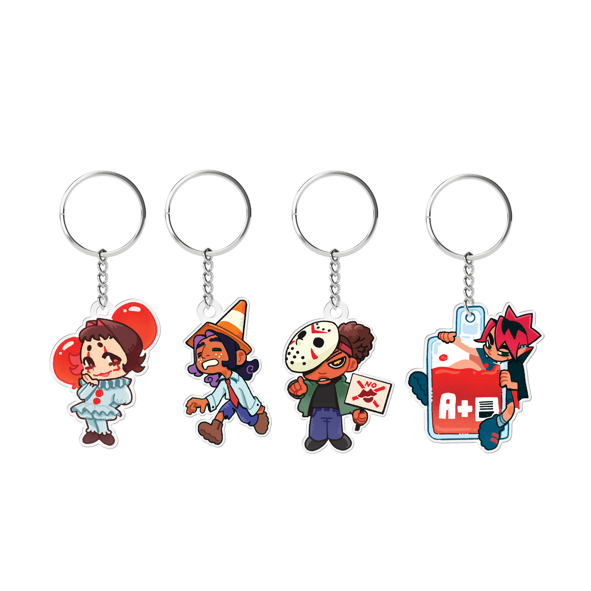 Llaveros de Personajes del Festicker Edición Halloween - Image 1
